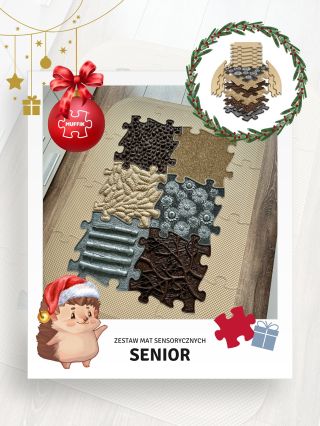 Pomysł na prezent od MUFFIK #1 🦔🎁🎄🧩 Zestaw ortopedycznych mat Senior 🧩 składa się z miękkich i twardych elementów, jednak...